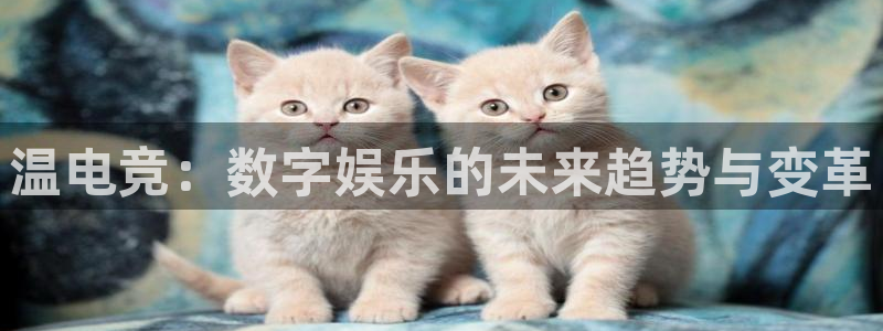 威客电竞官网登录入口：温电竞：数字娱乐的未来趋势与变革